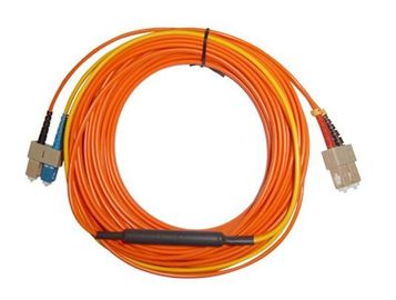 APC Sc - APC Sc σκοινί μπαλωμάτων δικτύων οπτικής ίνας, ο πορτοκαλής λευκός Μαύρος