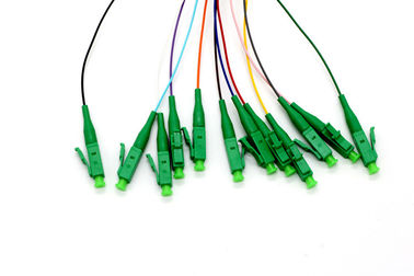 Singlemode 9/125 APC σκοινιών LC μπαλωμάτων πλεξίδων ινών συνδετήρας 3 έτη εξουσιοδότησης