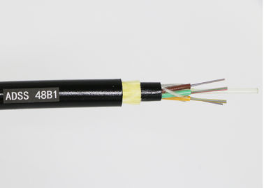 Πολλαπλού τρόπου υπαίθριος καλωδίων Ethernet οπτικών ινών ADSS μη θωρακισμένος με την ενιαία θήκη
