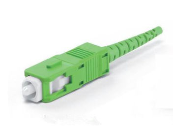 Διπλός συνδετήρας οπτικών ινών, πράσινος APC Sc συνδετήρας ινών για τη δοκιμή
