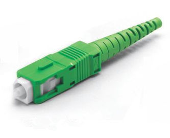 Διπλός συνδετήρας οπτικών ινών, πράσινος APC Sc συνδετήρας ινών για τη δοκιμή