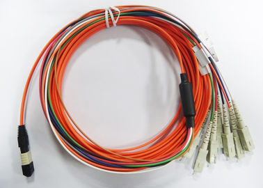 2core MPO – σκοινί μπαλωμάτων οπτικών ινών Sc με το καλώδιο ινών 0.9mm 3.0mm