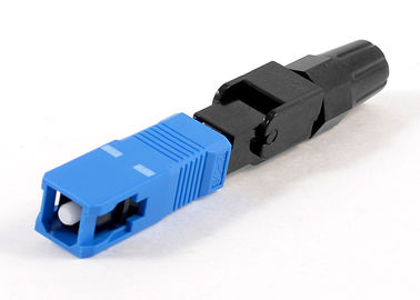 Προ - γυαλισμένοι Pluggable γρήγοροι οπτικών ινών συνδετήρες Sc για την οπτική διατήρηση δικτύων