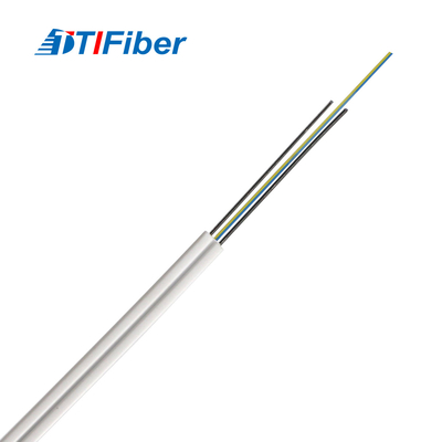 Εσωτερικό ενιαίο καλώδιο πτώσης τρόπου GJXH FTTH επίπεδο με G657A1 G657A2