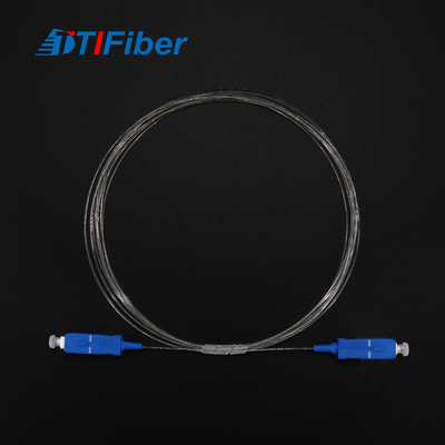 FTTH εσωτερικό οπτικών ινών σκοινί μπαλωμάτων πλεξίδων αόρατο διαφανές