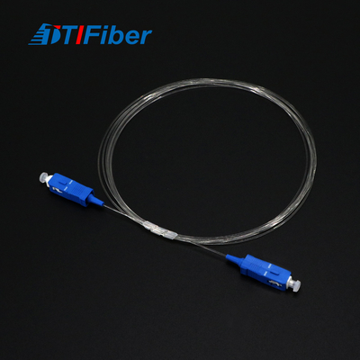 FTTH εσωτερικό οπτικών ινών σκοινί μπαλωμάτων πλεξίδων αόρατο διαφανές