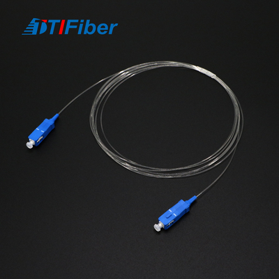 FTTH εσωτερικό οπτικών ινών σκοινί μπαλωμάτων πλεξίδων αόρατο διαφανές