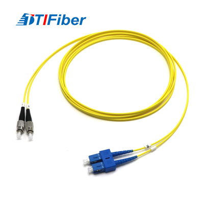 Σκοινί 1m 2m 4m 5m μπαλωμάτων οπτικών ινών fc-Sc SM DX TTIFiber