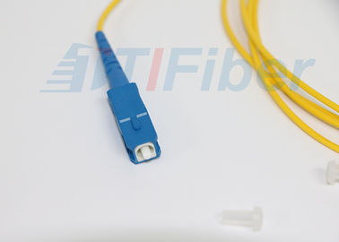 Singlemode μονοκατευθυντικό σκοινί μπαλωμάτων οπτικών ινών LSZH για το δίκτυο 2.0mm Sc/APC FTTH