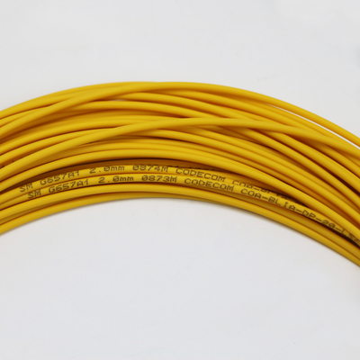 Uniboot LC Fiber Jumper 1M LC UPC σε LC UPC Singlemode G657.A1 BendInsensitive 2mm LSZH χαμηλή απώλεια 0,15dB Cord Fiber Patch