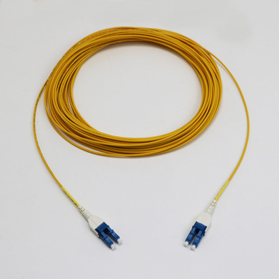 Uniboot LC Fiber Jumper 1M LC UPC σε LC UPC Singlemode G657.A1 BendInsensitive 2mm LSZH χαμηλή απώλεια 0,15dB Cord Fiber Patch