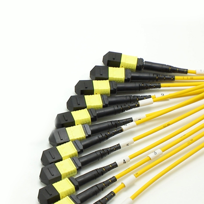 144F MTP MPO Fanout Cable SMG657A1 MPO APC σε MPO APC Breakout Fiber Optic Patch Cord