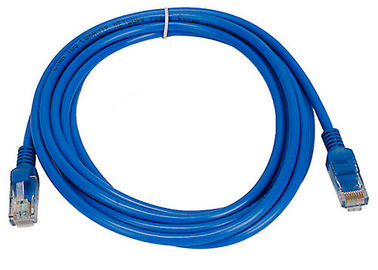 εσωτερικό σκοινί μπαλωμάτων δικτύων εγκαταστάσεων Cat5e UTP 26AWG με το σακάκι PVC, μπλε