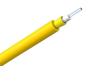 Μονοκατευθυντικό εσωτερικό καλώδιο οπτικών ινών για το δίκτυο τηλεπικοινωνιών, κίτρινο