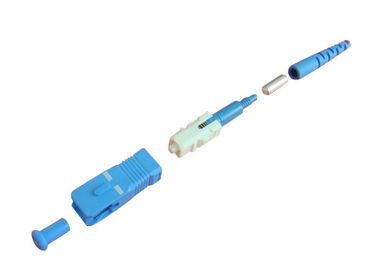Μπλε/πράσινη κατοικία 3.0mm οπτικός συνδετήρας Sc για την επικοινωνία οπτικής ίνας