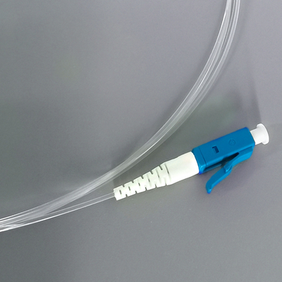 Διαφανές LC UPC simplex σκοινιού μπαλωμάτων οπτικών ινών FTTH αόρατο