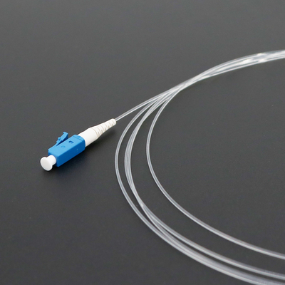 LC διαφανές SM μονοκατευθυντικό μήκος συνήθειας σκοινιού μπαλωμάτων ινών συνδετήρων