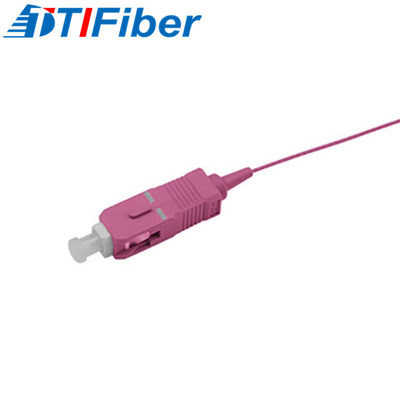 Sc UPC 50/125 FTTH πολλαπλού τρόπου ιώδης πλεξίδα οπτικών ινών OM4